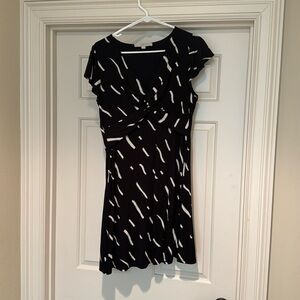 Black & White Pattern Dress
